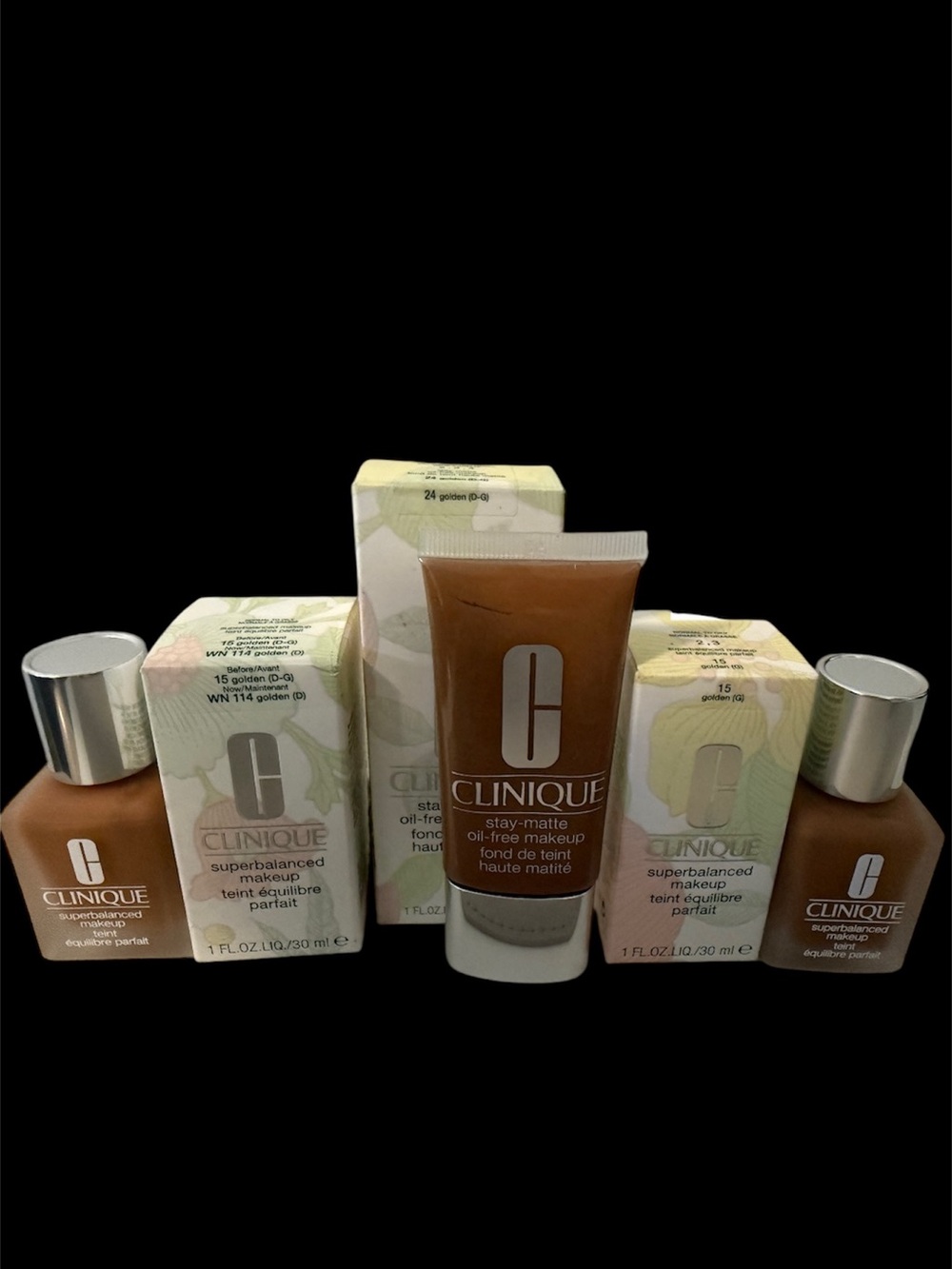 Clinique Foundations Trio in Warm Tan and Neutral Beige